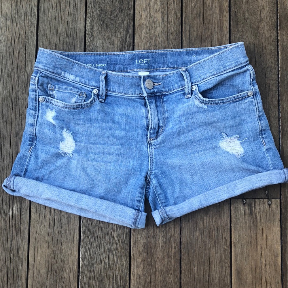 🌵Denim Roll Shorts